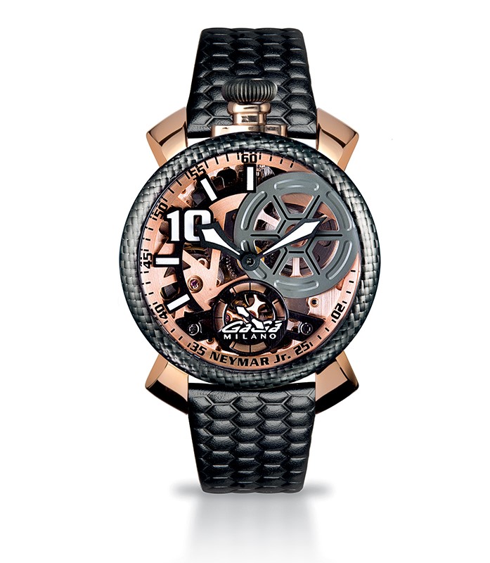 Neymar Jr - Skeleton 48 mm, Rose Gold Plated