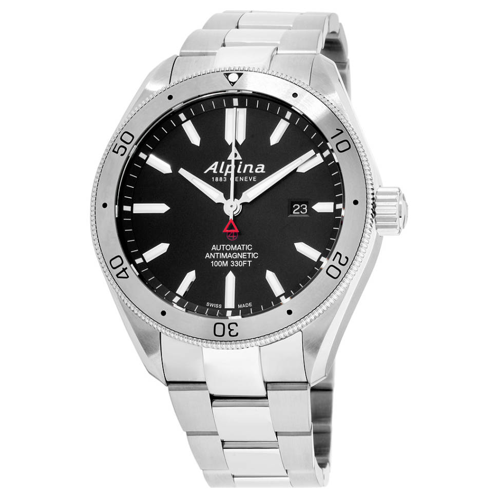 ALPINER 4 AUTOMATIC BLACK / BRACELET 44mm