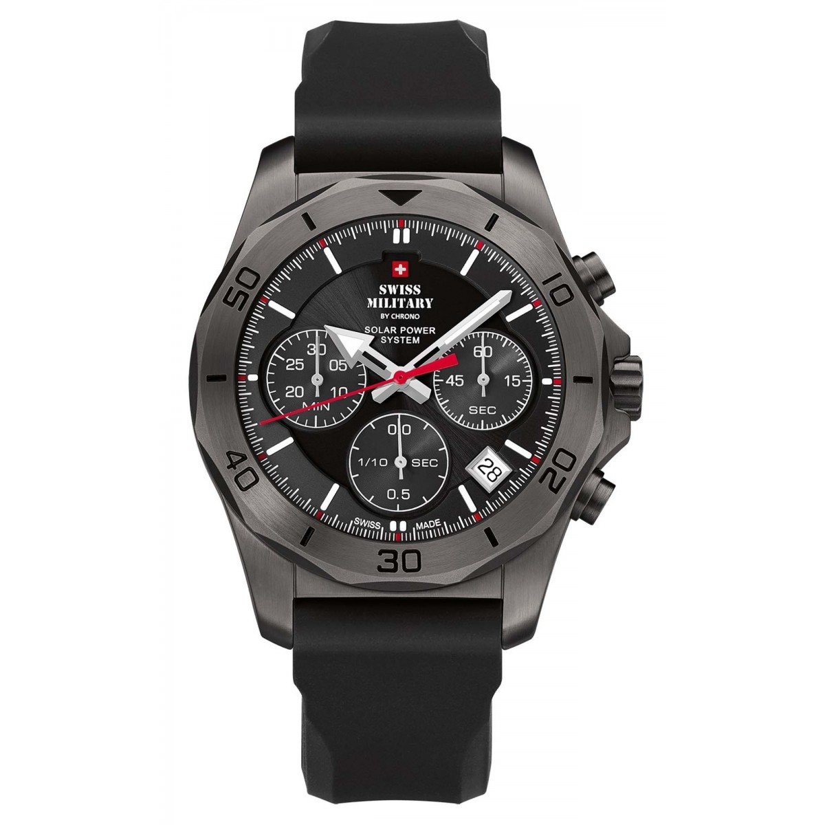 Swiss Military Solar Power-  44MM