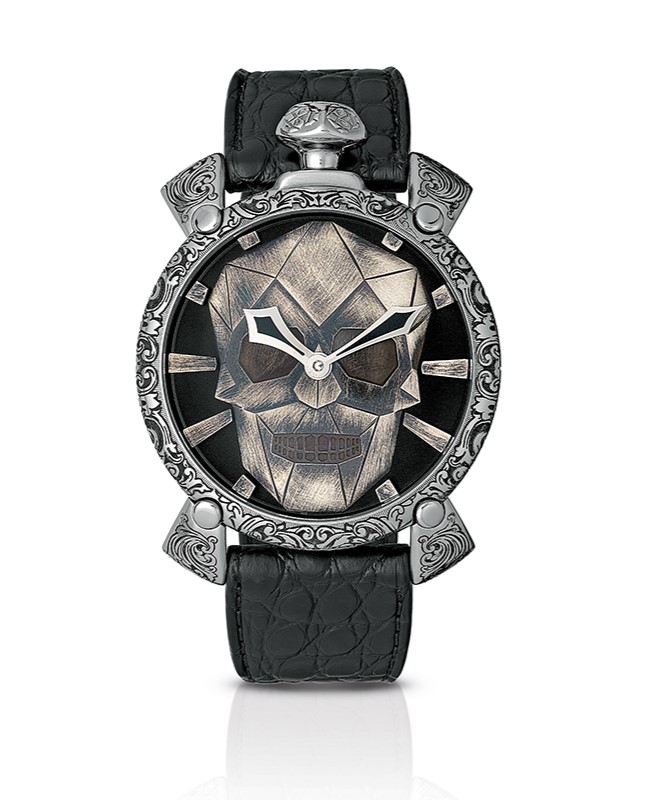 Skullpture - Steel  48 mm