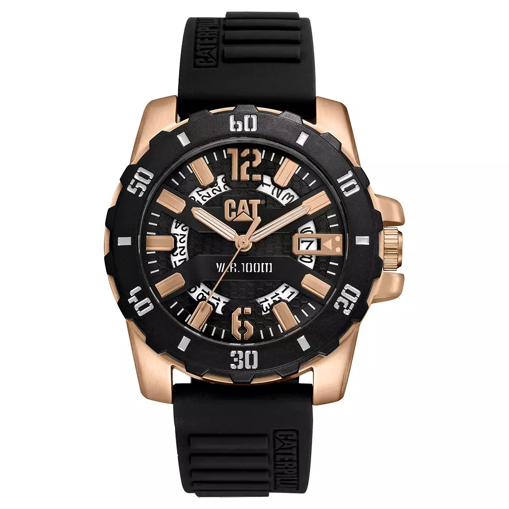 Steel Barricade Black Rose Gold