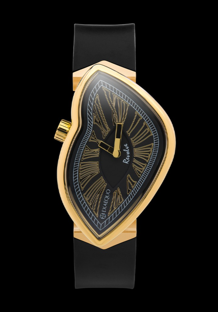 Revolve Melting Watch IP YG SS316L Black