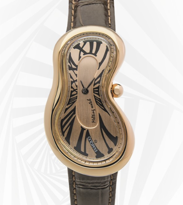 Limited Edition Classic Melting Watch PVDRG SS 316L Rose gold "one of 101"