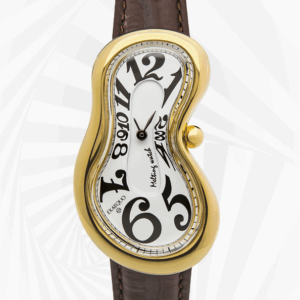 Melting Watch SS 316L PVDYG Corsivo Numbers "one of 301"