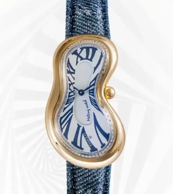 Classic Melting Watch PVDYG SS 316L Aging Denim Jeans