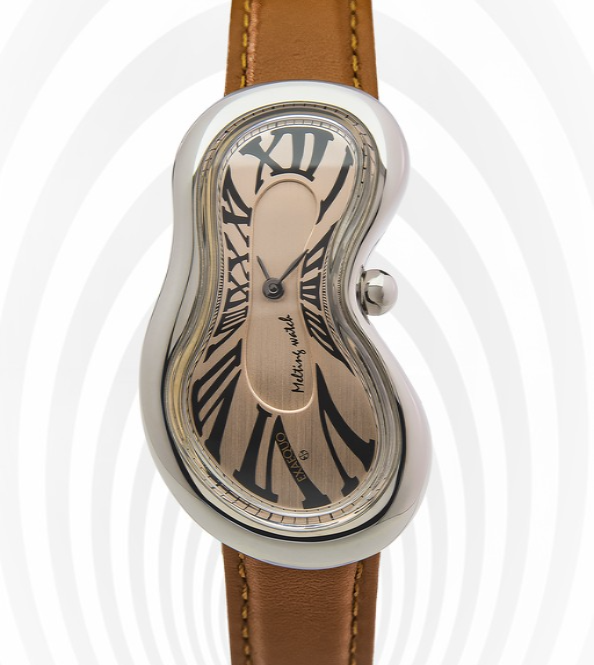 Limited Edition Classic Melting Watch SS 316L Rose gold "one of 101"