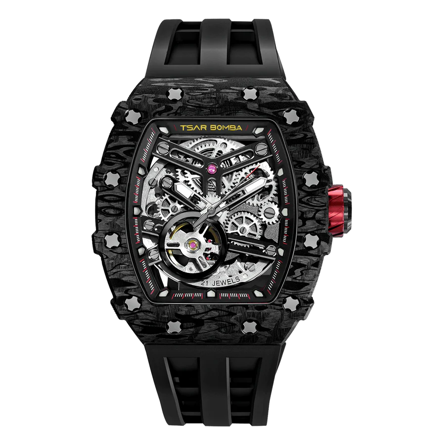 Elemental Series-Carbon Fiber Automatic Watch