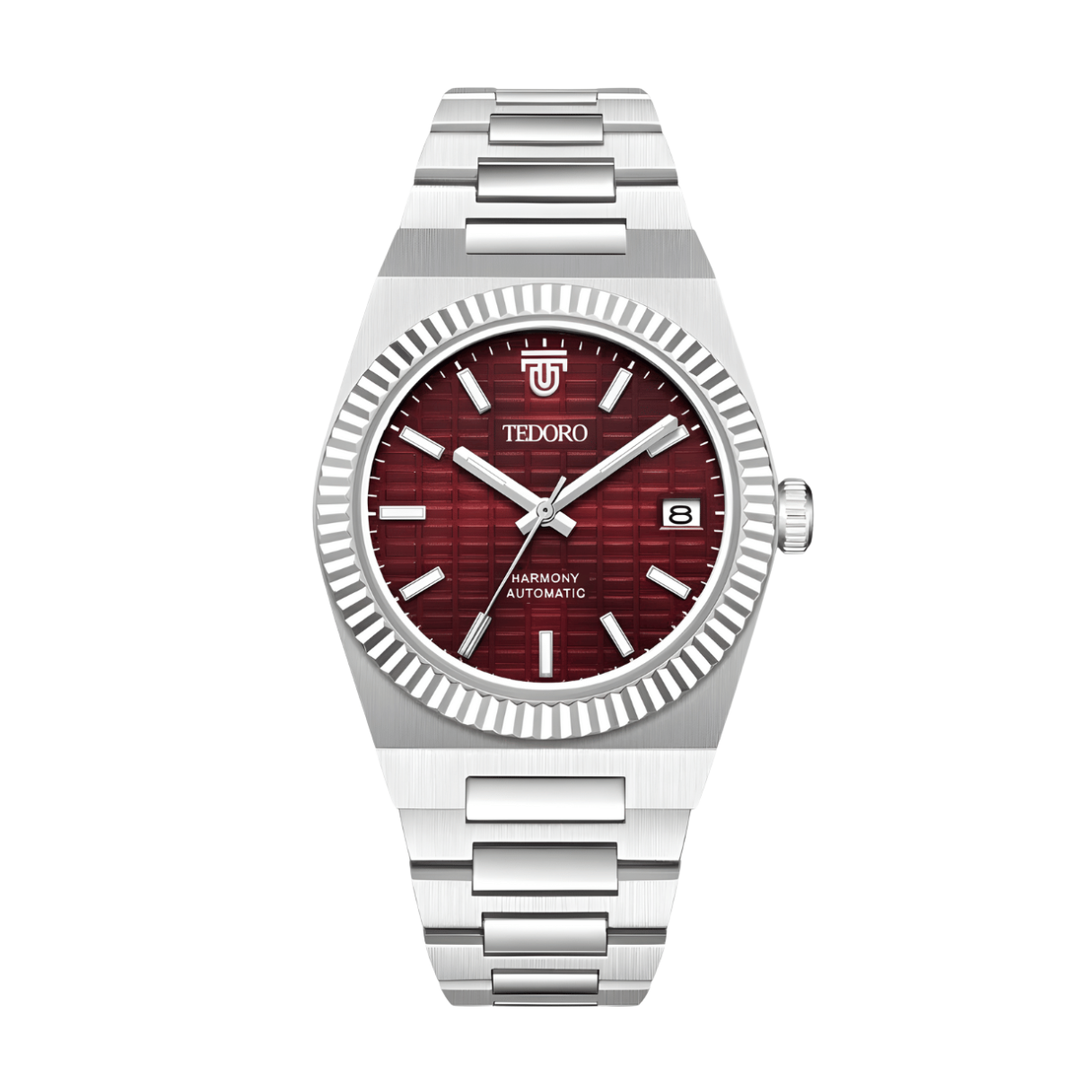 HARMONY – BURGUNDY- STAINLESS 36MM